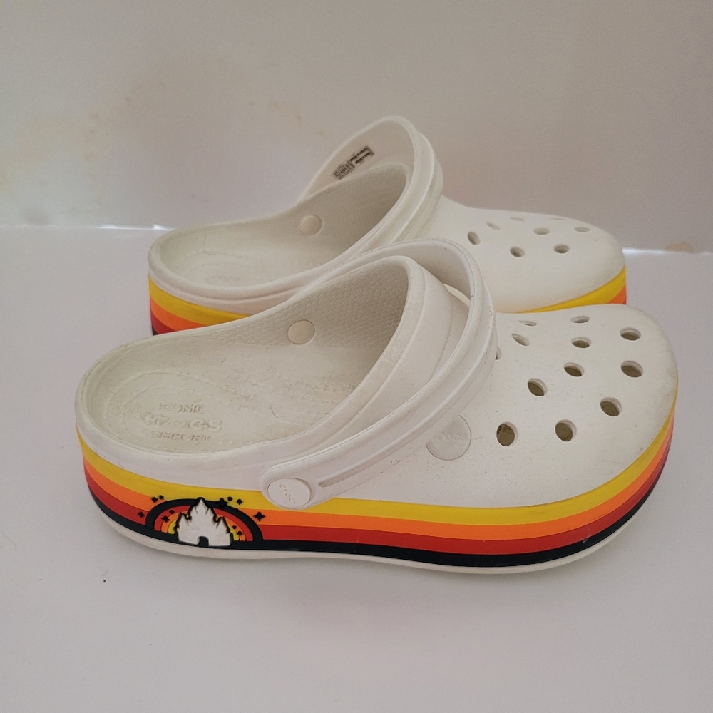 Disney Parks Crocs Women's Pride Rainbow Clogs
